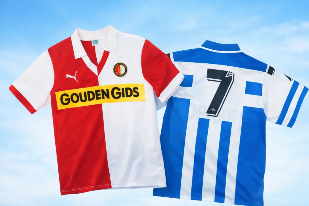 Voetbalshirts vol geschiedenis